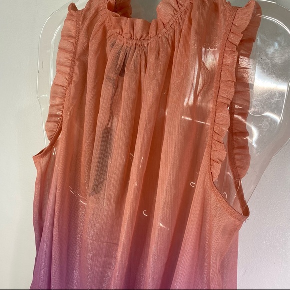NEW Maison Cinqo 500 Ombre Sheer Blouse Top Size S - Picture 4 of 8